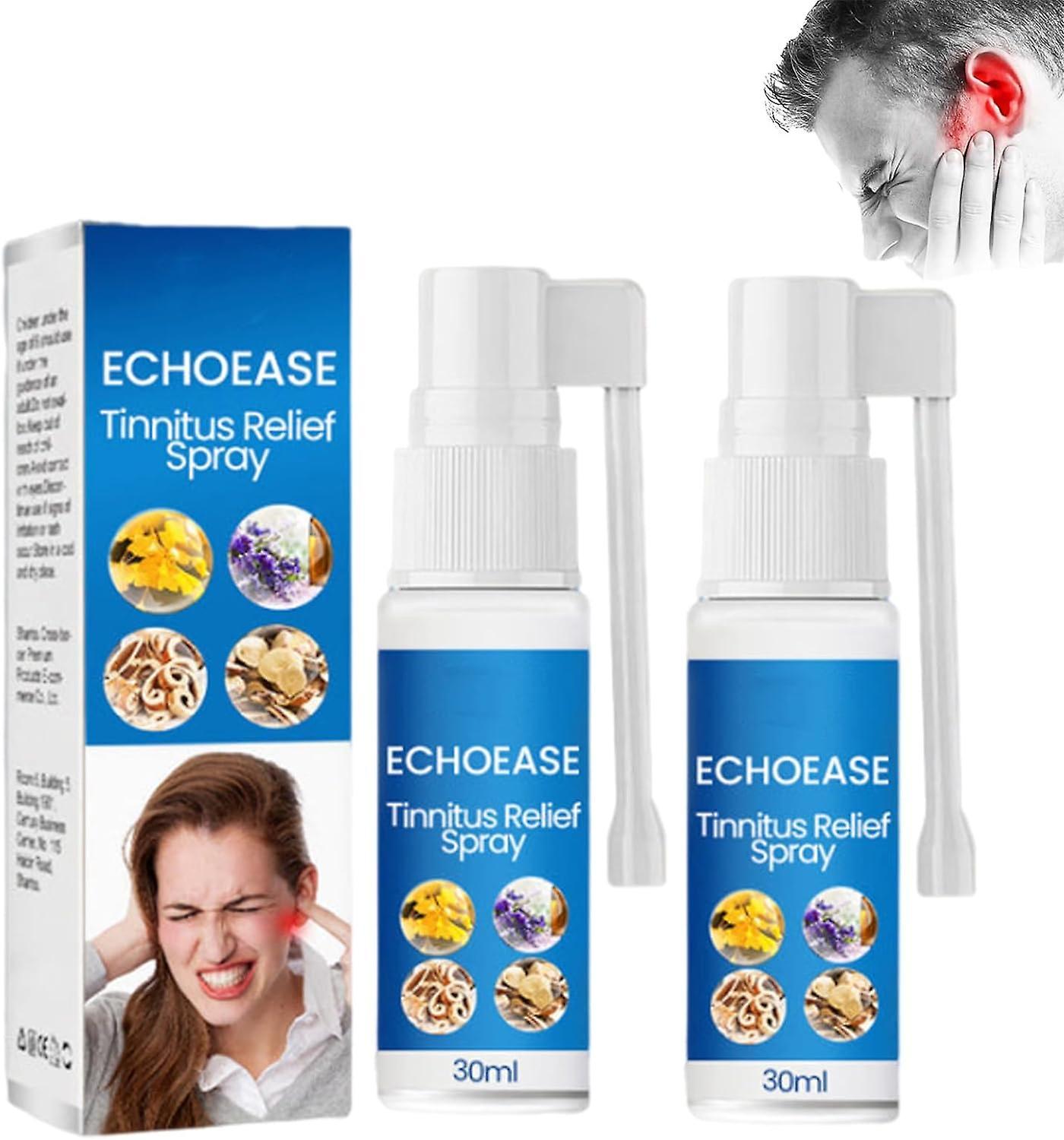 Frusde Echo Ease Tinnitus Relief Spray, Ear Care Spray, Tinnitus Relief For Ringing Ears, Tinnidrop Tinnitus Relief Spray, Relieves Tinnitus Ear Ba...