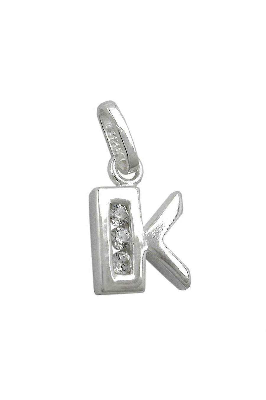 Gallay Pendant Initial K With Cz Silver 925 - Gl91444k