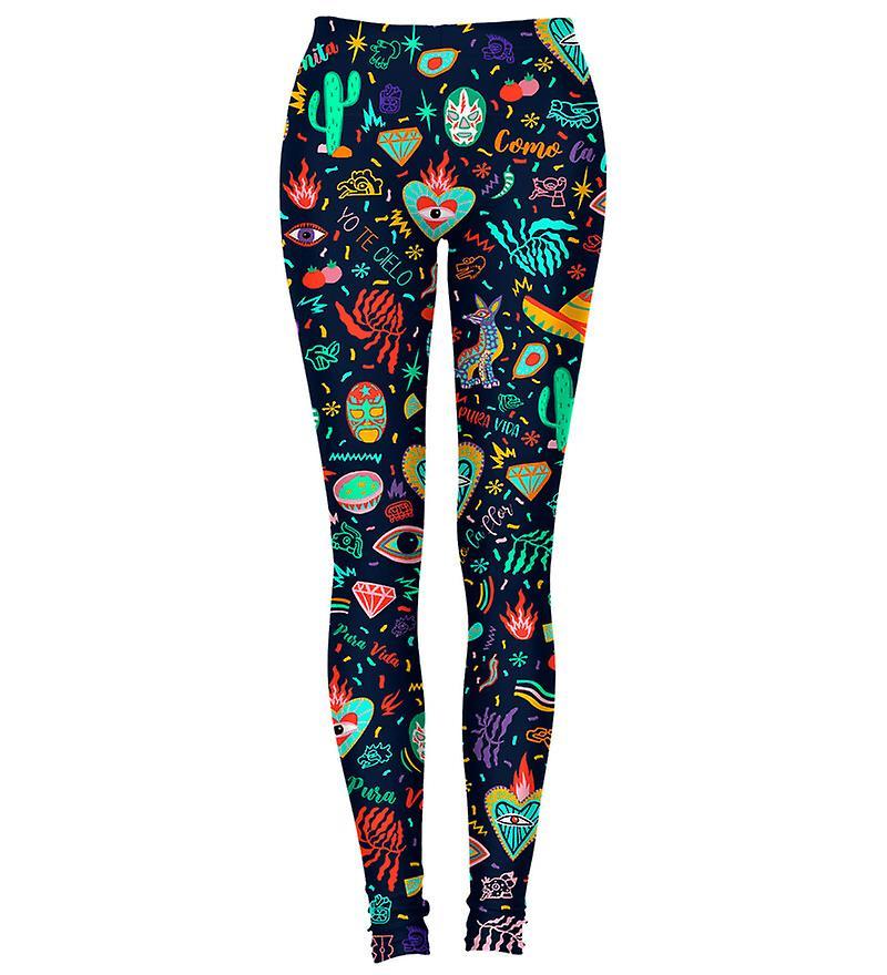 Mr Gugu & Miss Go Mr. Gugu Miss Go Colorful mexico Leggings S