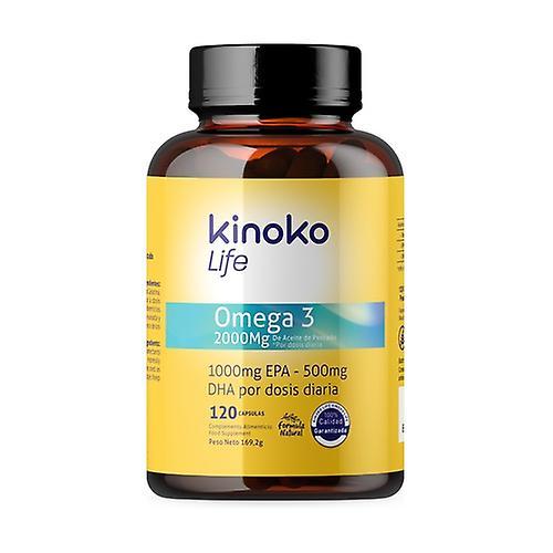 Kinoko Life Omega 3 2000 mg 1000 epa and 500 dha 120 capsules