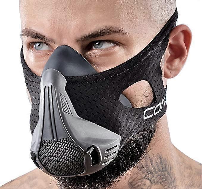 Aoui coher Workout Mask Breathing Mask for Men and Women - Adjustable Resistance Levels - Increase Lung Capacity and Endurance - Ideal for Jogging,...