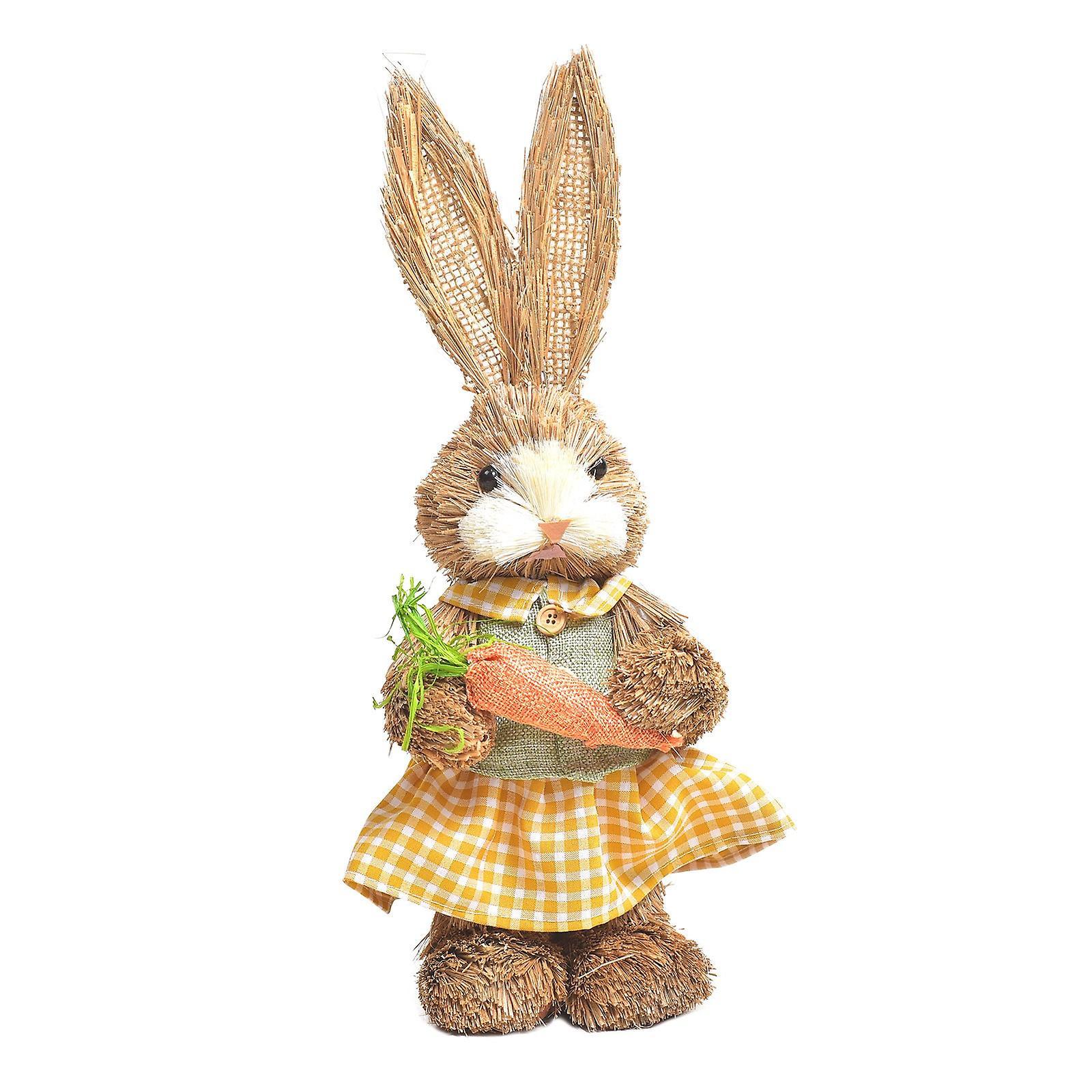 Baodan Easter Simulation Bunny Home Garden Decoration D