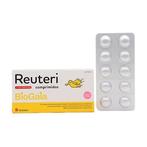 Casen Recordati Reuteri strawberry probiotic 10 tablets (Strawberry)