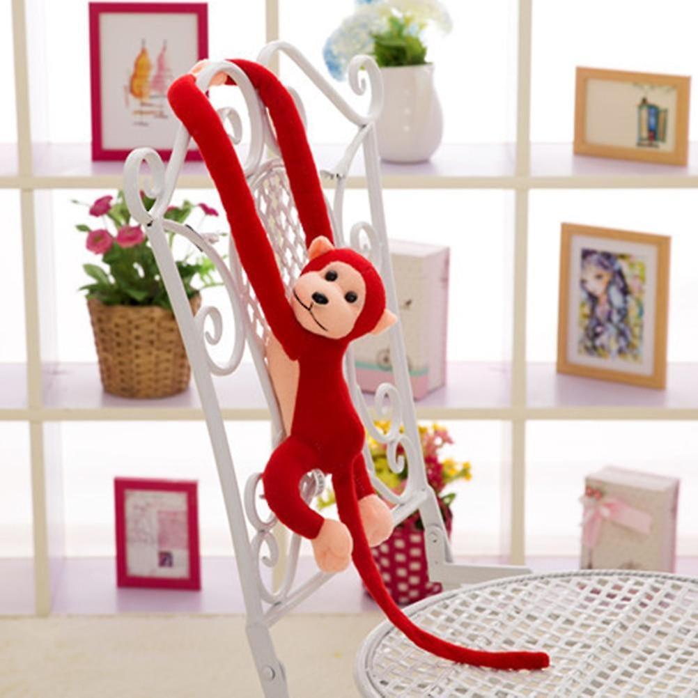 Slowmoose Cute Long Arm Tail Monkey Soft Plush Toy - Baby Sleeping Appease And Decoration 70CM red