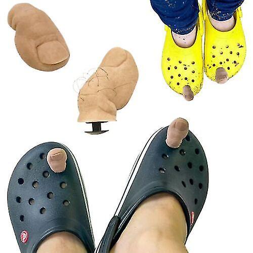 Croc Toes Charm Clogs Crocs Shoes Decoration Accessories Funny Novelty Creative Gifts , JNNJV