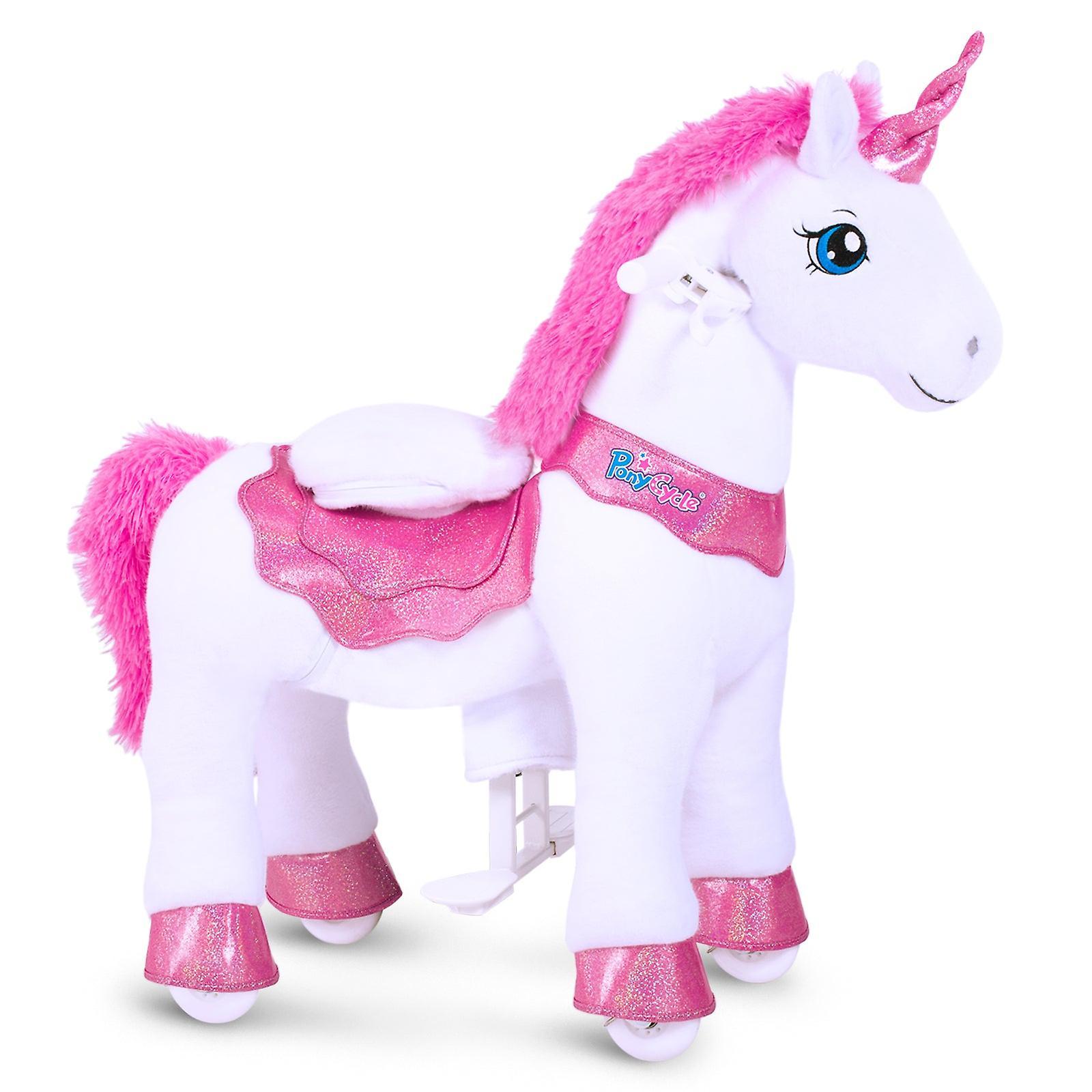 PonyCycle EU Official Store Model E Pink Unicorn Toy Size 3 for age 3-5