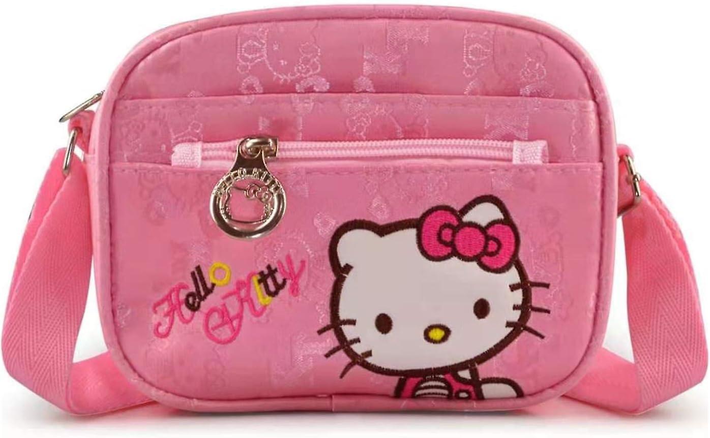 Phwj Hello Kitty Bag, Hello Kitty Girl Purse - Pink Kt Cat Shoulder Bag, Pink Hello Kitty Mini Shoulder Bag For Girl, Mini Travel Bag For Girl, Kt ...