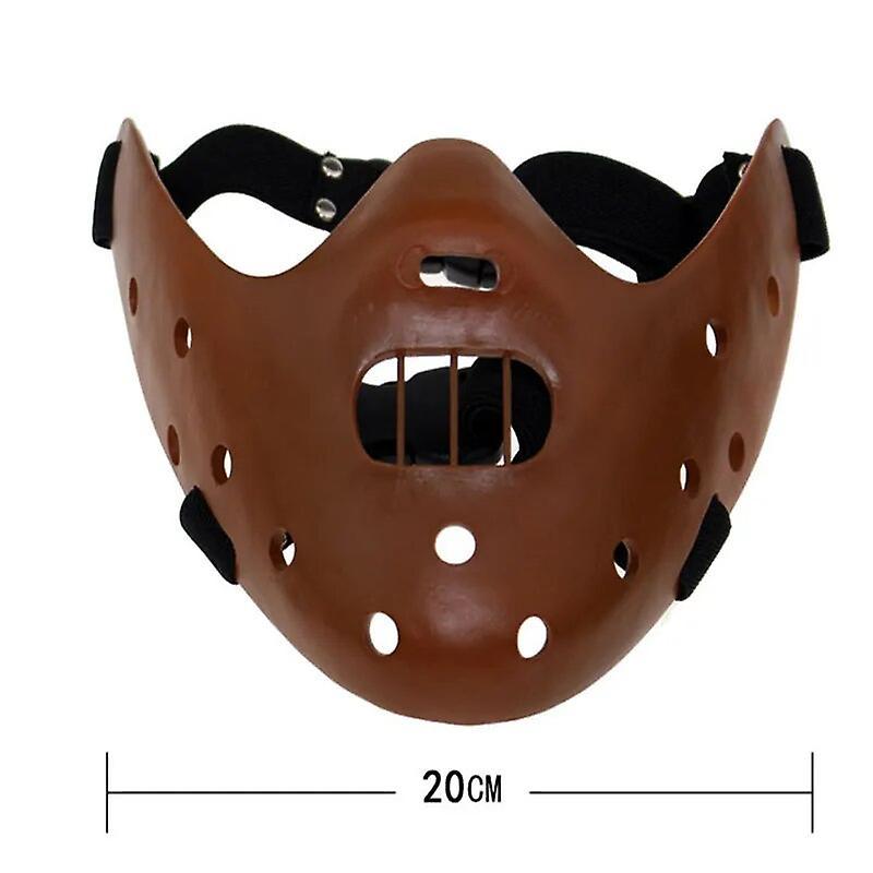 Begleri Hannibal Masks Horror Hannibal Lecter The Silence Of The Lambs Masquerade Cosplay Party Halloween Mask Scary Ogre Resin Masque Chocolate