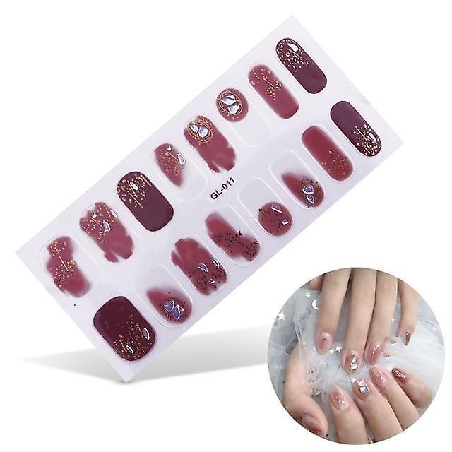 Slowmoose Glitter Series Powder Sequins Fashion Nail Art Stickers- Manicure Nail Polish GL011