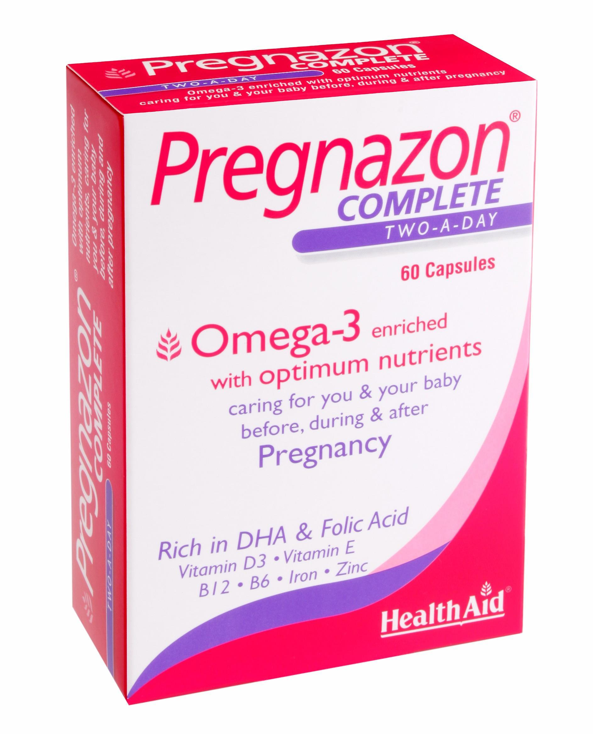 Health Aid Pregnazon Complete (Omega-3), 60 Capsules