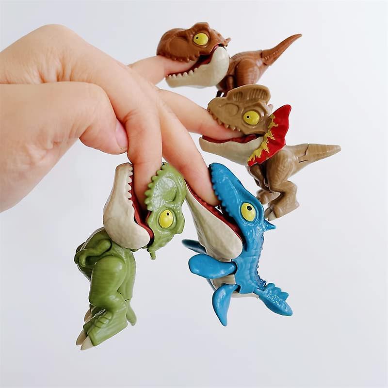 Ubiuo Jurassic World Flexible Limbs And Openable Mouthand Interactive Dinosaur Toys - Biting Hand Tyrannosaurus Toy Family Games Dinosaur Game, Din...