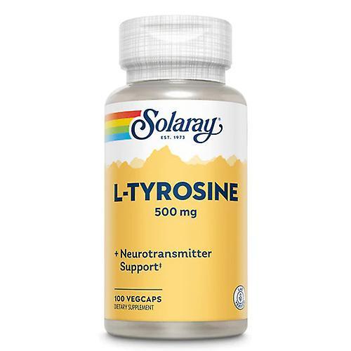 Solaray L-Tyrosine, 500 mg, 100 Caps (Pack of 1)