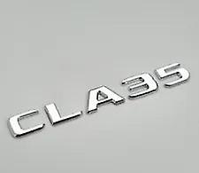 For Mercedes Benz Cla35 Chrome Silver Rear Boot Trunk Letter Number Badge Emblem