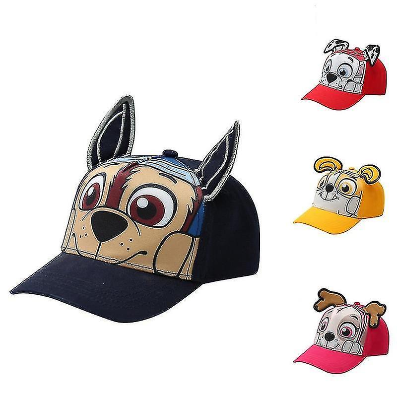 Szlcv Cartoon Puppy Print Baseball Cap Sun Hat Children's Birthday Gift navy