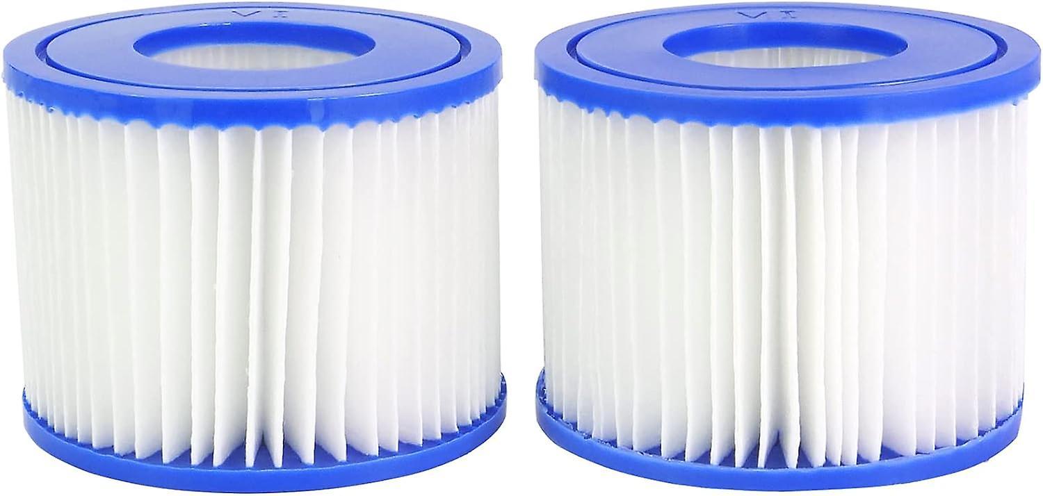 Taiyuan VI Filter Cartridge for Bestway, Hot Tub Filter, Pool Filter Cartridges for Lay-Z-Spa, Paris, Miami, Vegas, Monaco, 2 Filters