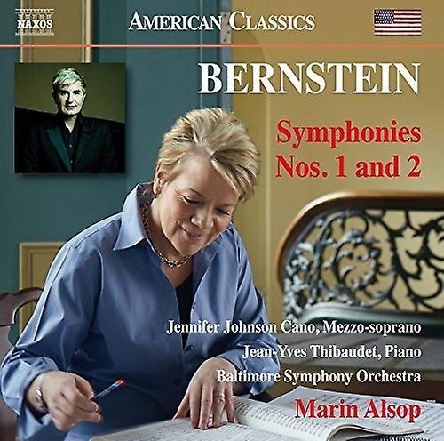 Naxos American Bernstein / Thibaudet / Cano / Alsop - Leonard Bernstein: Symphonies Nos. 1 & 2  [COMPACT DISCS] USA import