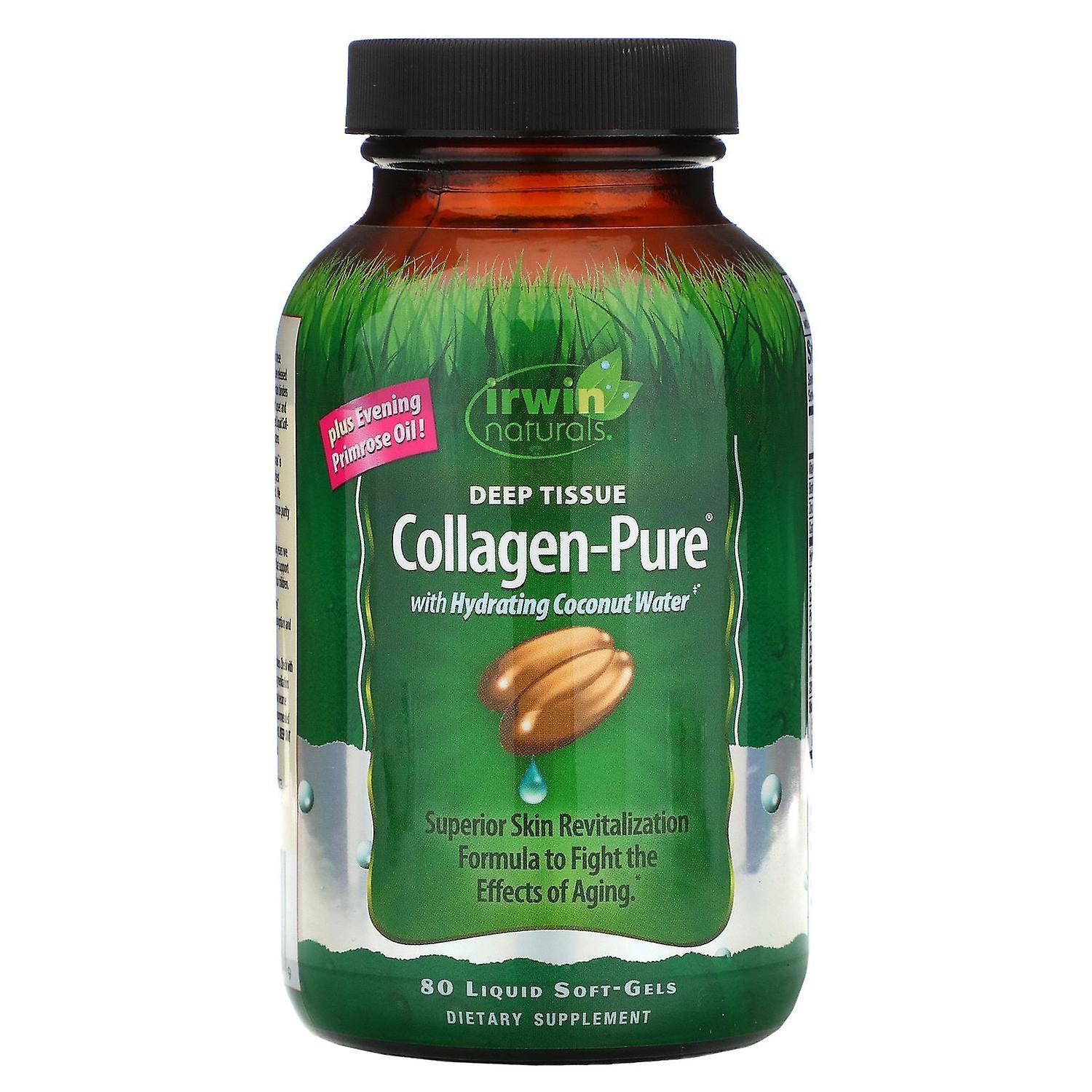 Irwin Naturals, Collagen-Pure, Deep Tissue, 80 Liquid Soft-Gels