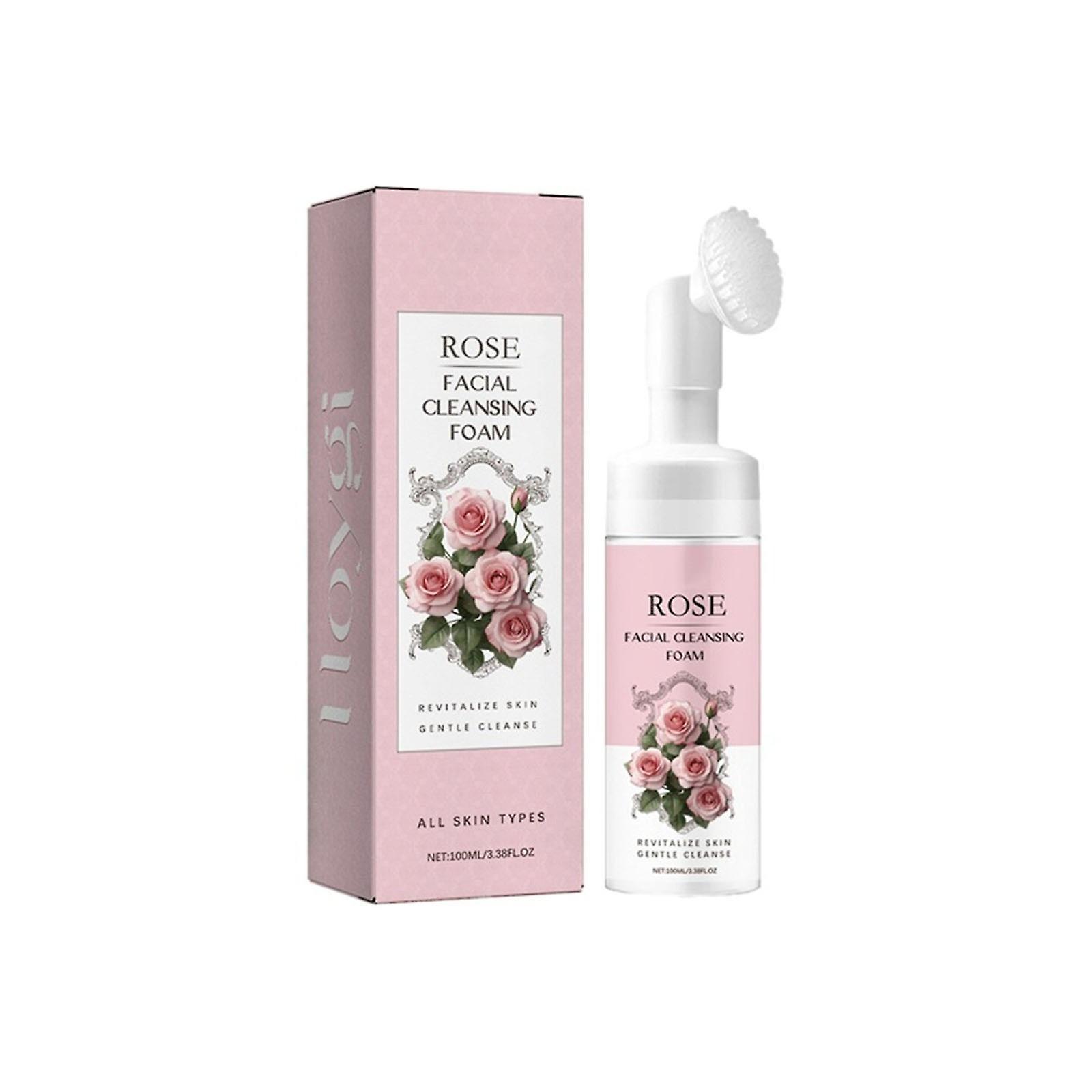 Fruushop Rose Cleansing Foam Rose Cleansing Foam Cleanser 100Ml A