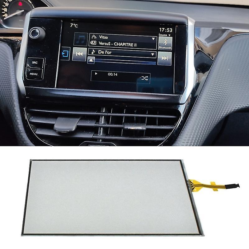 Muggys Car 7inch Contact Screen Glass Digitizer Navigation For Peugeot 208 2008 308 Citroen C5 C4l C3xr Lam070g004a Gcx156akm-e White