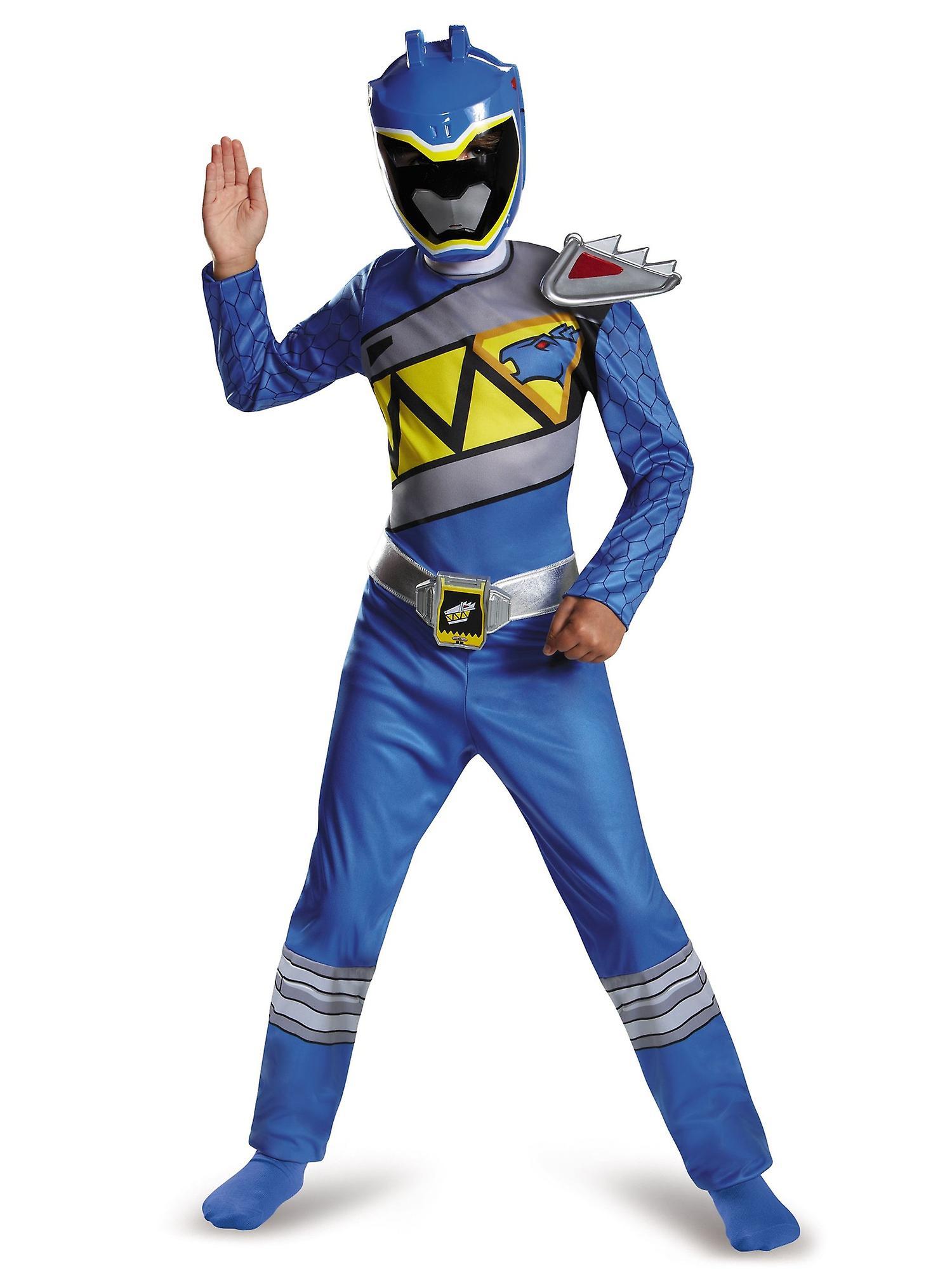 Disguise Blue Ranger Saban's Power Rangers Dino Charge Superhero Boys Costume Small (4-6)