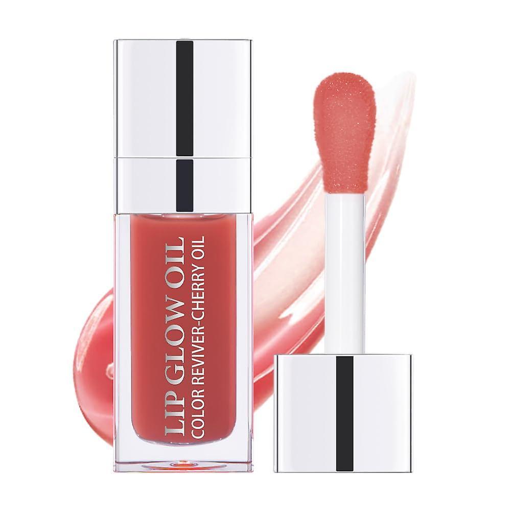 Menghui Hydrating Lip Glow Oil, Moisturizing Lip Gloss, Plumping Lip Oil, Non-Sticky Long Lasting Lip Oil Gloss, Transparent Lip Oil Tinted, Reduce...