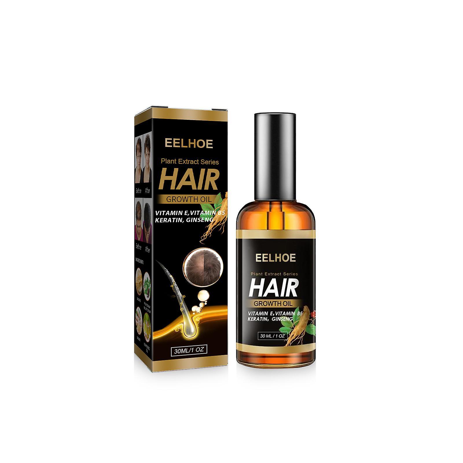 Elsavct Hair Growth Oil - Hair Regrowth Oil Prevent Hair Loss and Helps Hair Thicker, Stronger, Longer Hair Treatment Men and Women 30ml