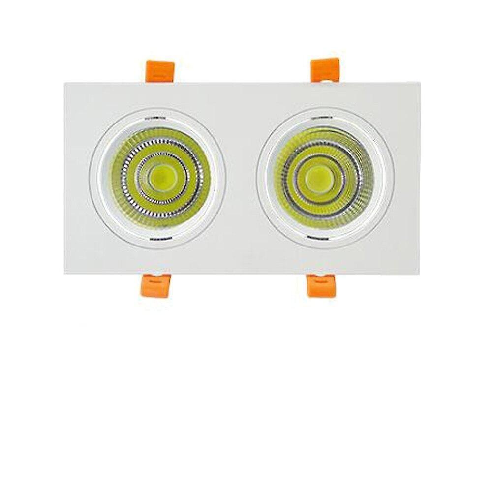 Slowmoose Embedded Grille Led Cob, Bean Gall Light White 3W X2