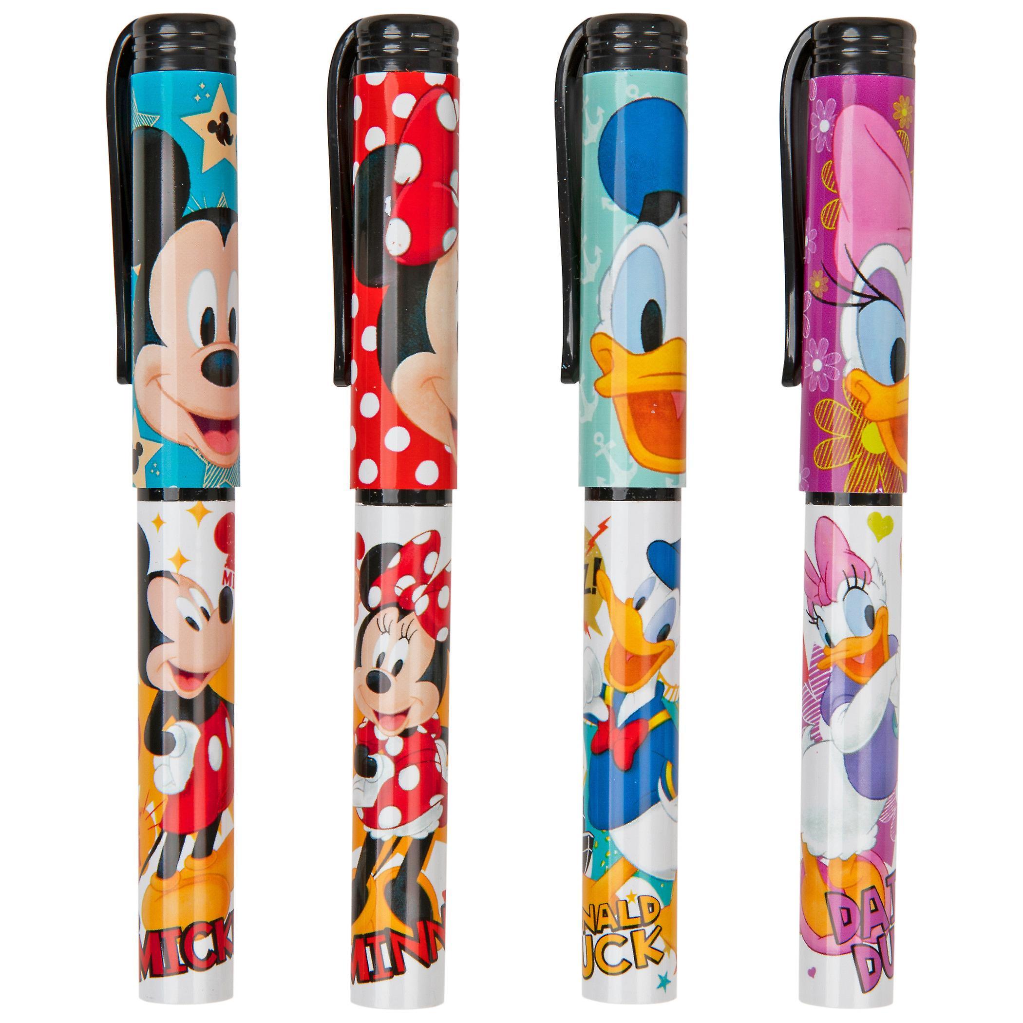 Cartoons Disney Mickey Mouse Characters Ballpoint Pen Set Multi-Color