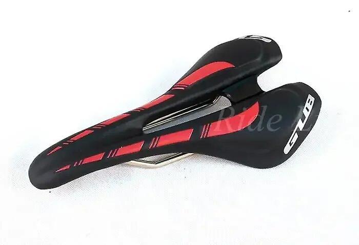 Bicaco Gub Wide Mtb Mountain Bicycle Saddle Bike Seat For Bikes Cycling Leather Saddle Hollow Seat Cushion Road Bike Seat Bicicleta Men Red