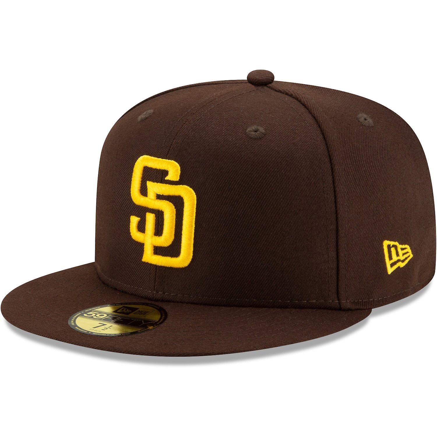 New Era 59Fifty Cap - AUTHENTIC San Diego Padres Brown 7 1/8 - (56,8cm)