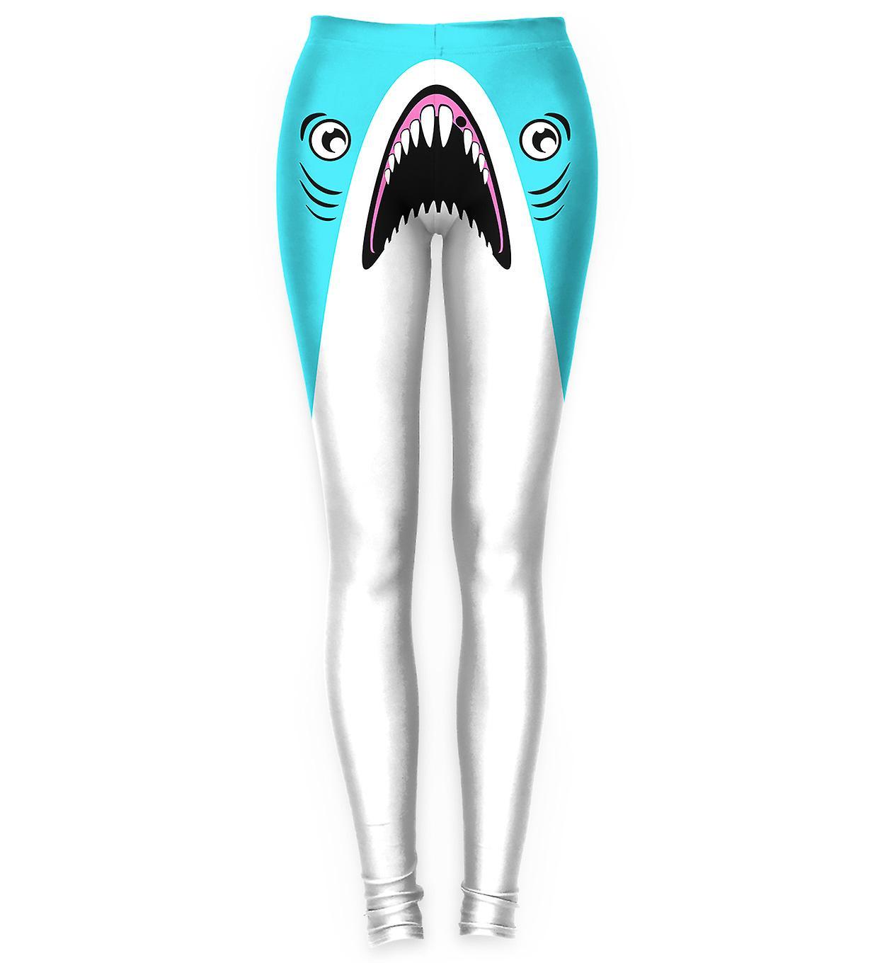 Mr Gugu & Miss Go Mr. Gugu Miss Go Blue Shark Leggings L