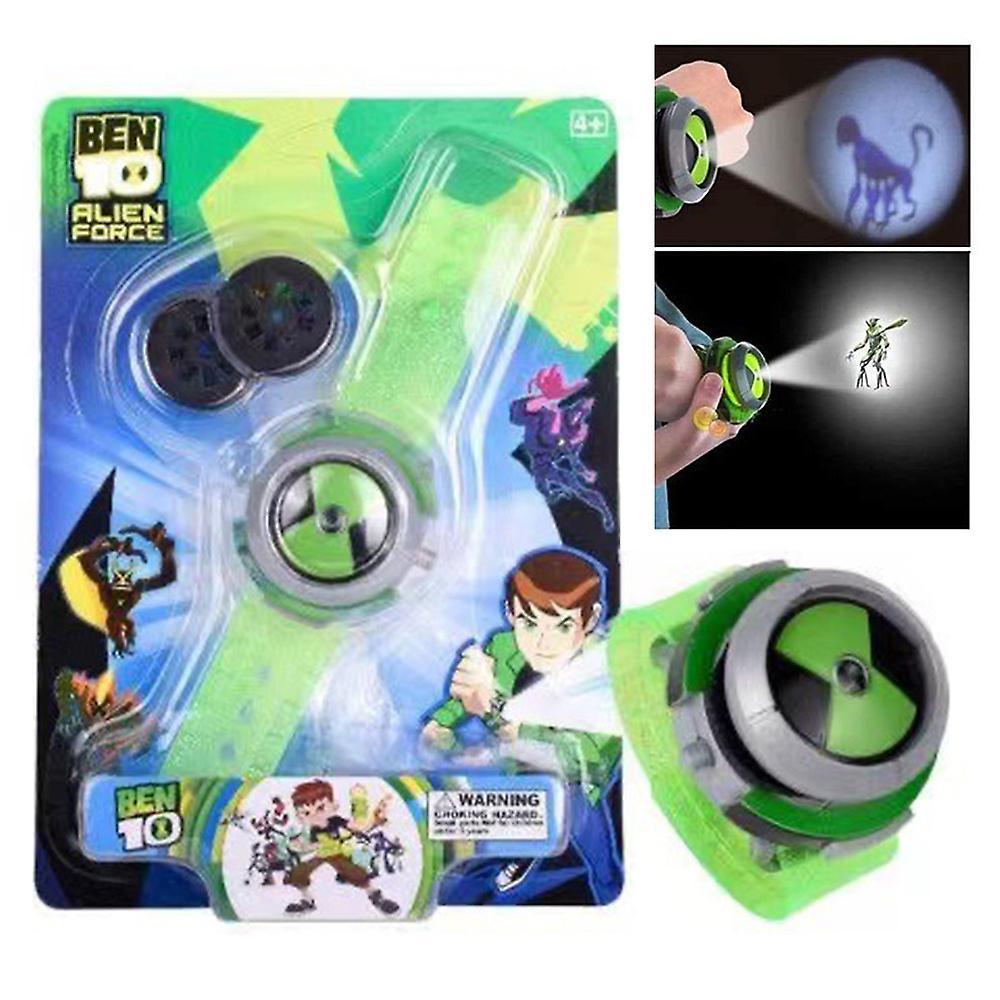 Vicbuy Ben 10 Projector Watch Toys Ben Ten Alien Force Omnitrix Watch Projection Action Figure Kids Toys Gifts