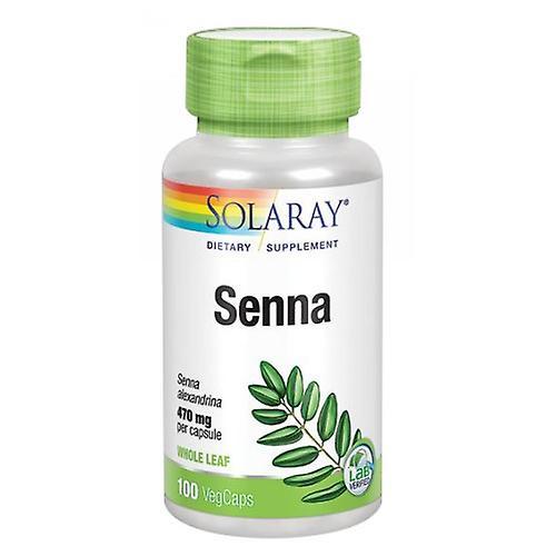 Solaray Senna, 100 Caps (Pack of 1)