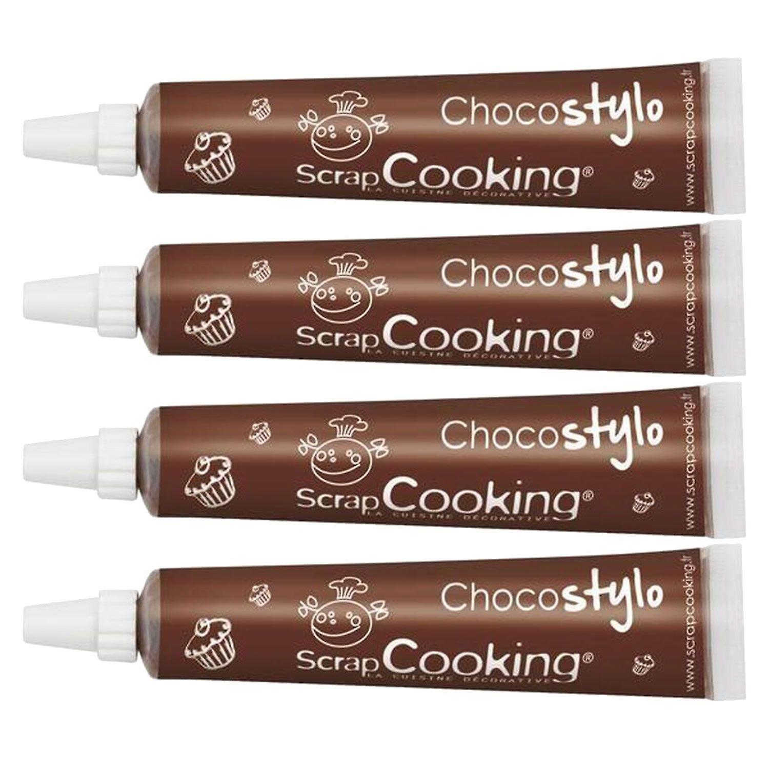 ScrapCooking 4 chocolate pens Brown