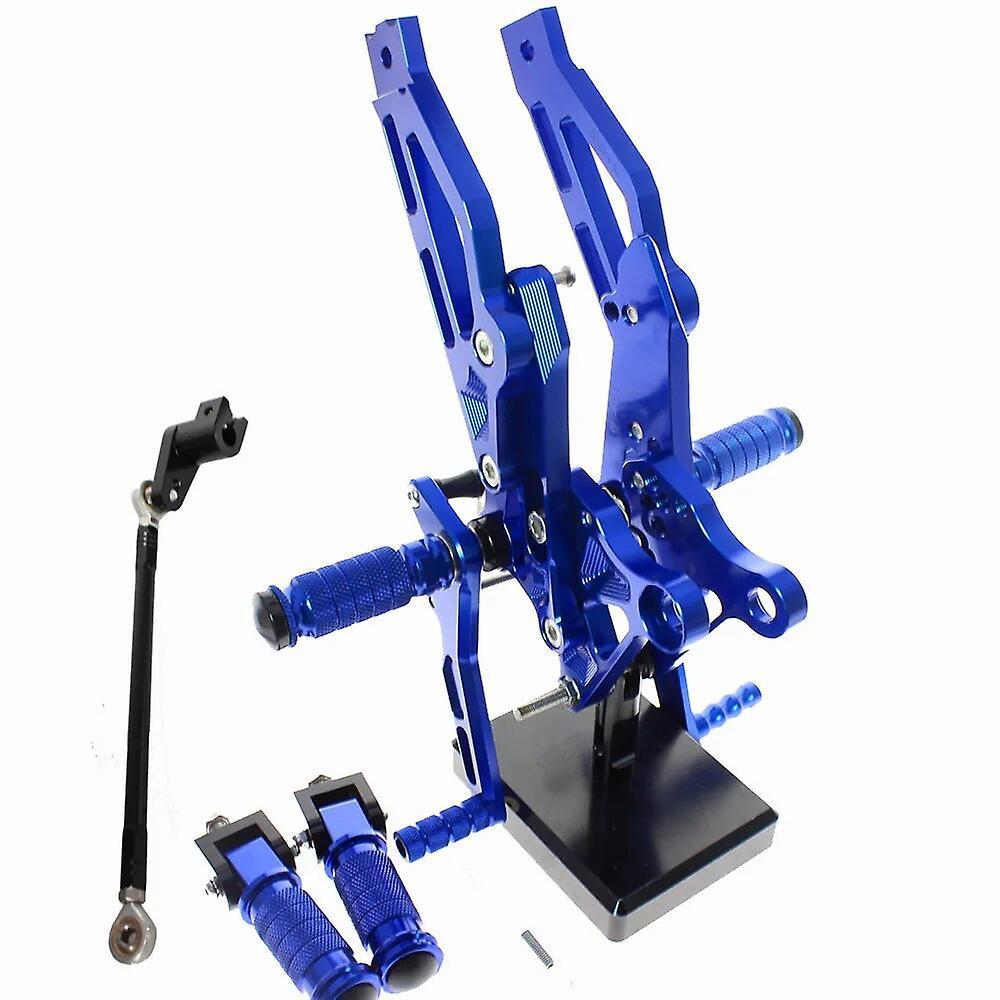 Youping For Honda GROM MSX125 2012-2016 Adjustable Aluminum Motorcycle Rearset Footrest Footpeg Rear Set Footrest Pedal Foot Peg New Blue