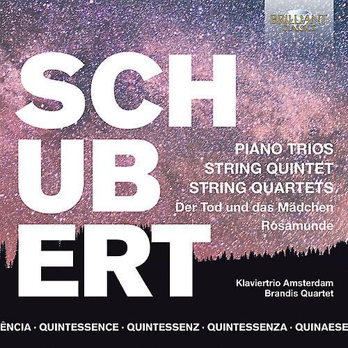 Brilliant Classics Schubert / Brandis Quartet / Klaviertrio Amsterdam - Quintessence Schubert  [COMPACT DISCS] Boxed Set USA import