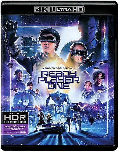 Warner Home Video Ready Player One  [ULTRA HD BLU-RAY REGION: A USA] With Blu-Ray, 4K Mastering, Ac-3/Dolby Digital, Dolby, Dubbed, 2 Pack USA import