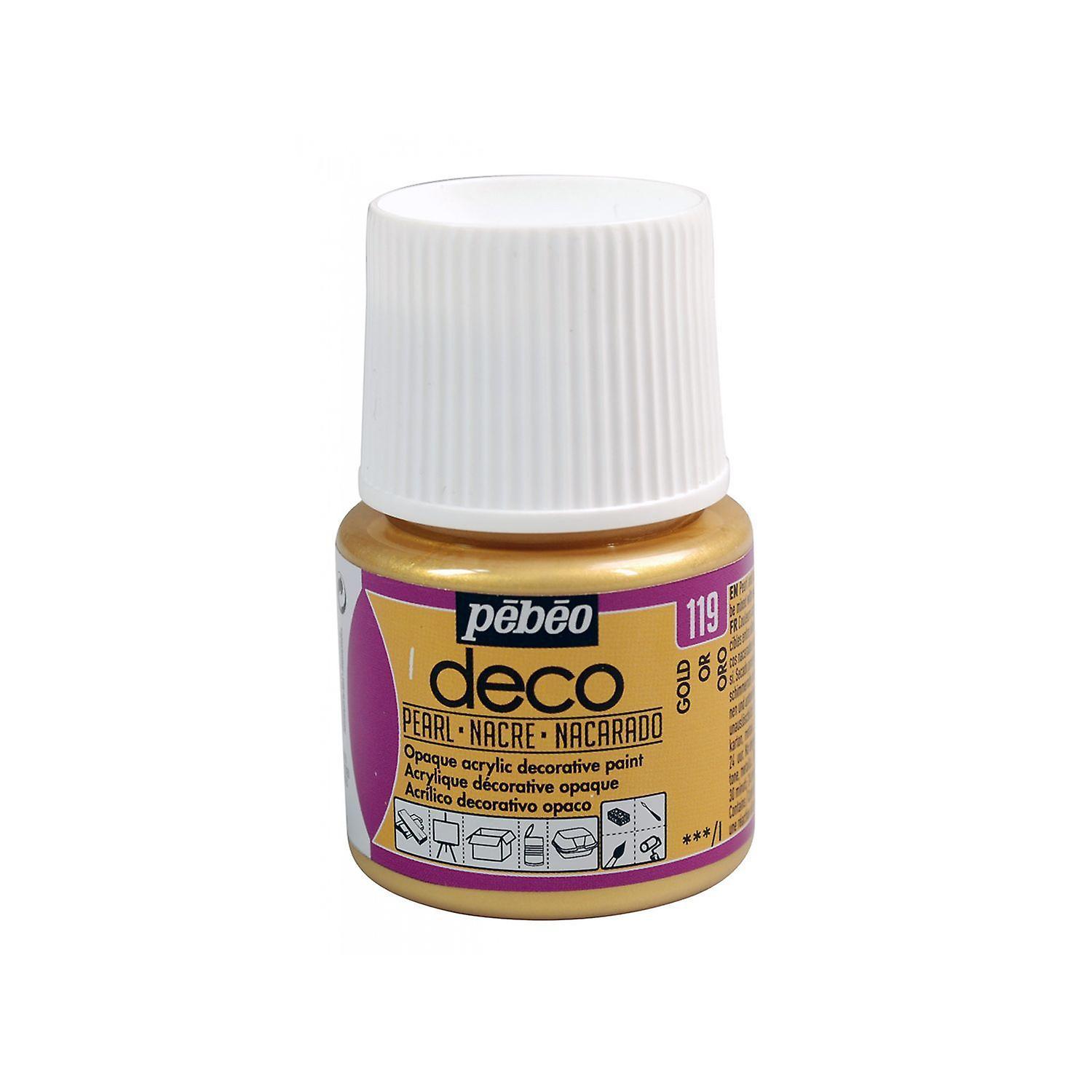 Pébéo Acrylic paint opaque pearly - Gold - 45 ml 7 x 4,5 x 4,5 cm