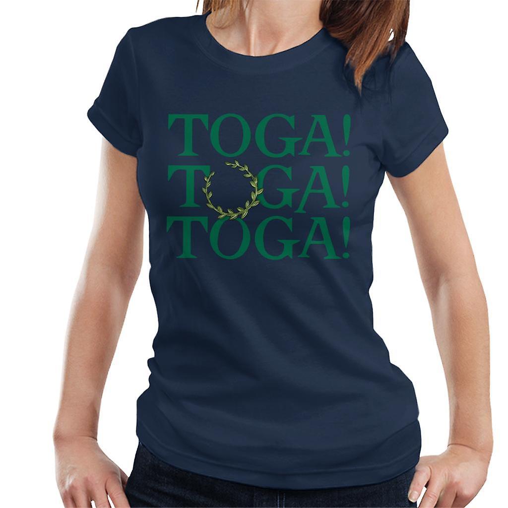 Animal House Toga Toga Toga Women's T-Shirt Navy Blue XX-Large