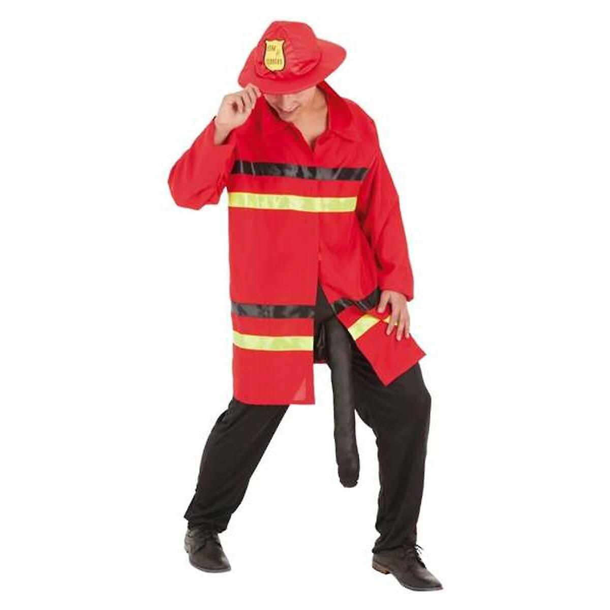 BigBuy Carnival Costume for Adults Fireman Sexy M/L