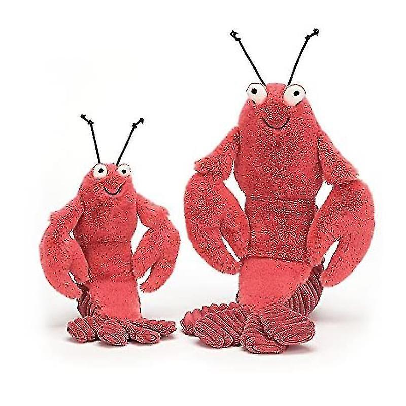 35cm Larry Lobster Plush Toys Soft Animals Shrimp Stuffed Baby Dolls Cute Plush Lobster Toys For Baby Kids Children Funny Gift Banmo