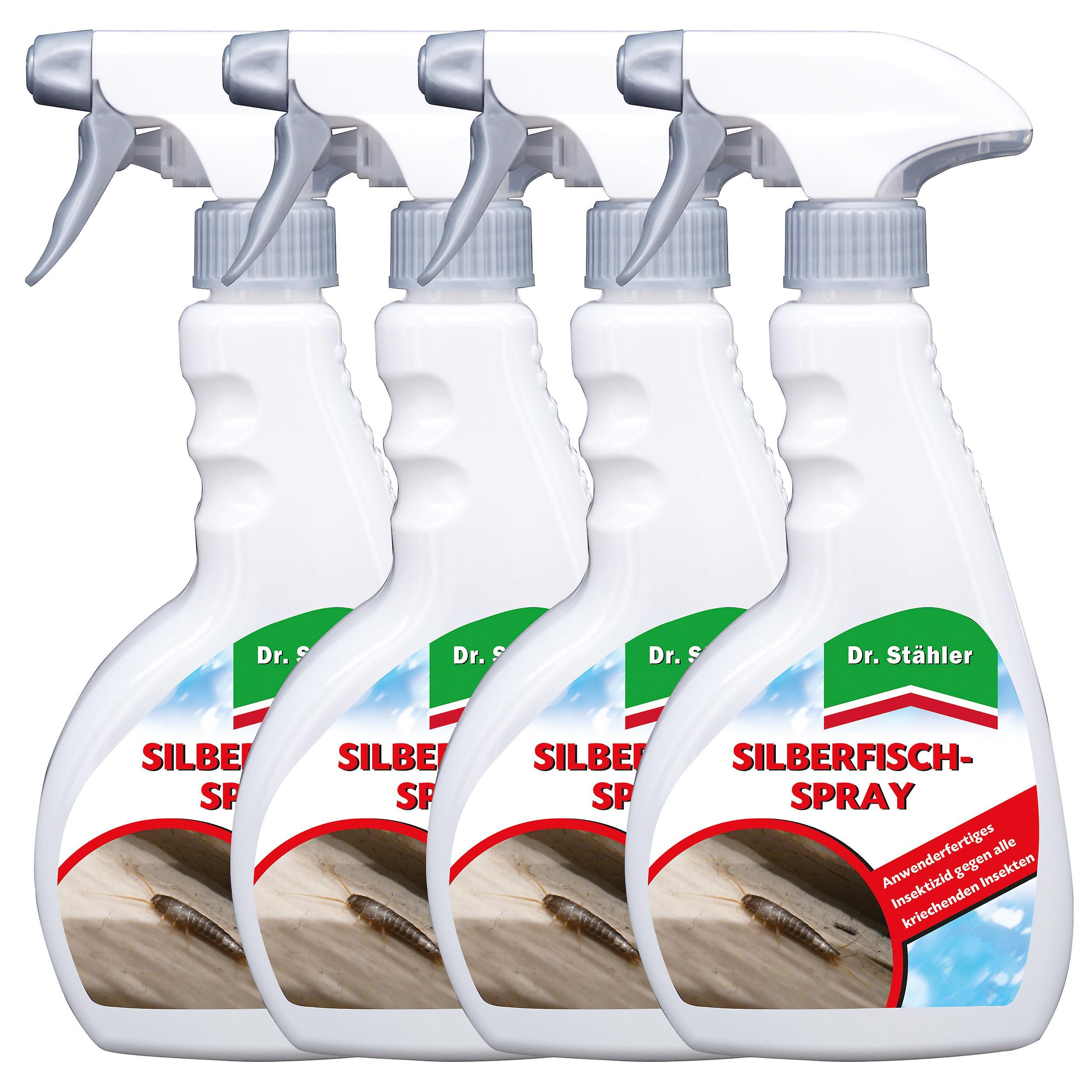 4 X DR. STÄHLER Silverfish spray, 500 Ml