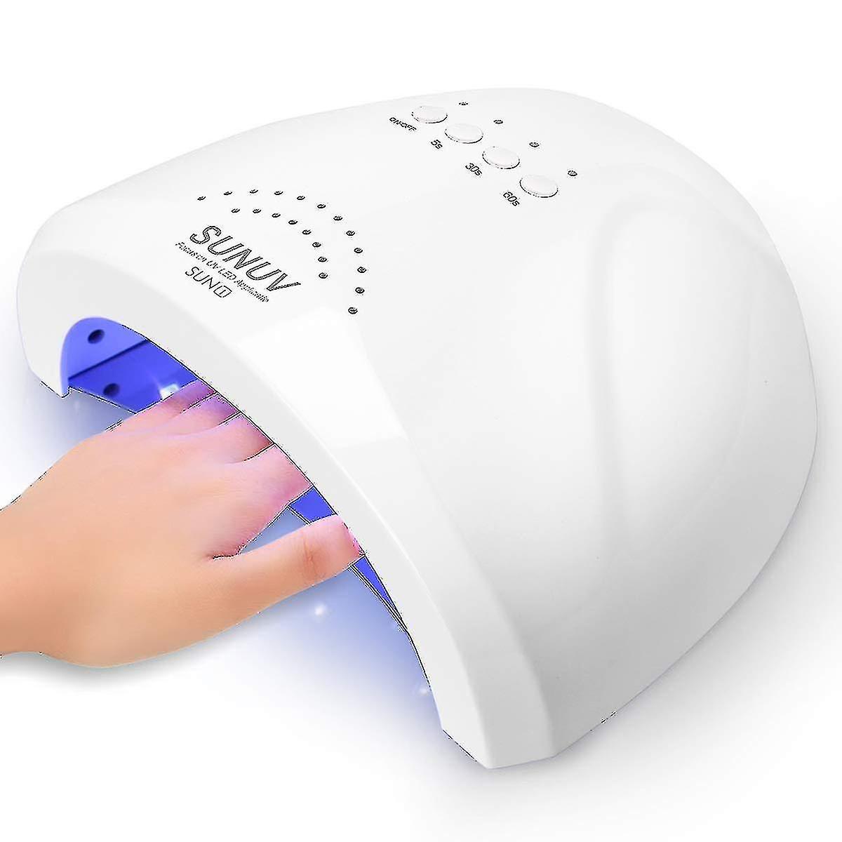 Uv Led Nail Lamp, Sunuv Gel Nail Light For Nail Polish 48w Uv Dryer With 3 Timers Sunone Newway