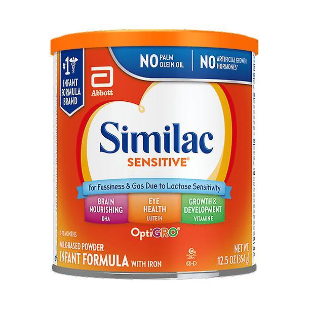 Similac Sensitive Infant Formula With Iron, Powder, 12.5-oz Can