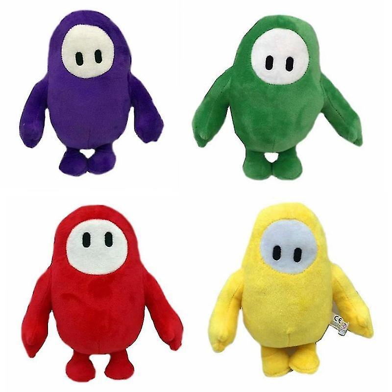 Cytlv 18cm Fall Guys Plush Doll Game Figure Plush Stuff Toy Fall Guys: Ultimate Knockout Children Christmas Birthday Toys Gift Green