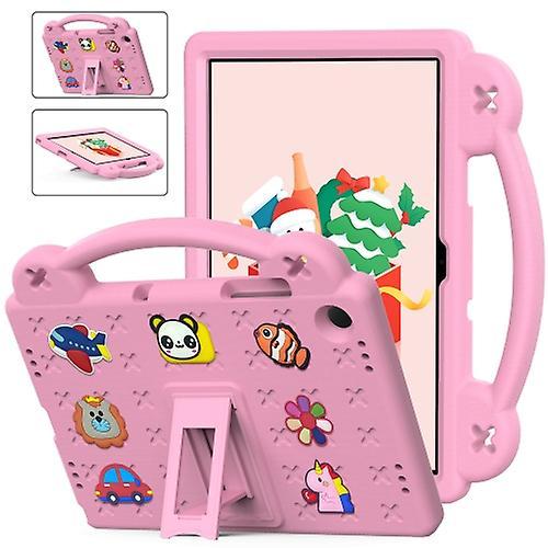 Mycase For Samsung Galaxy Tab A9+ X216b Handle Kickstand Children Eva Shockproof Tablet Case Pink