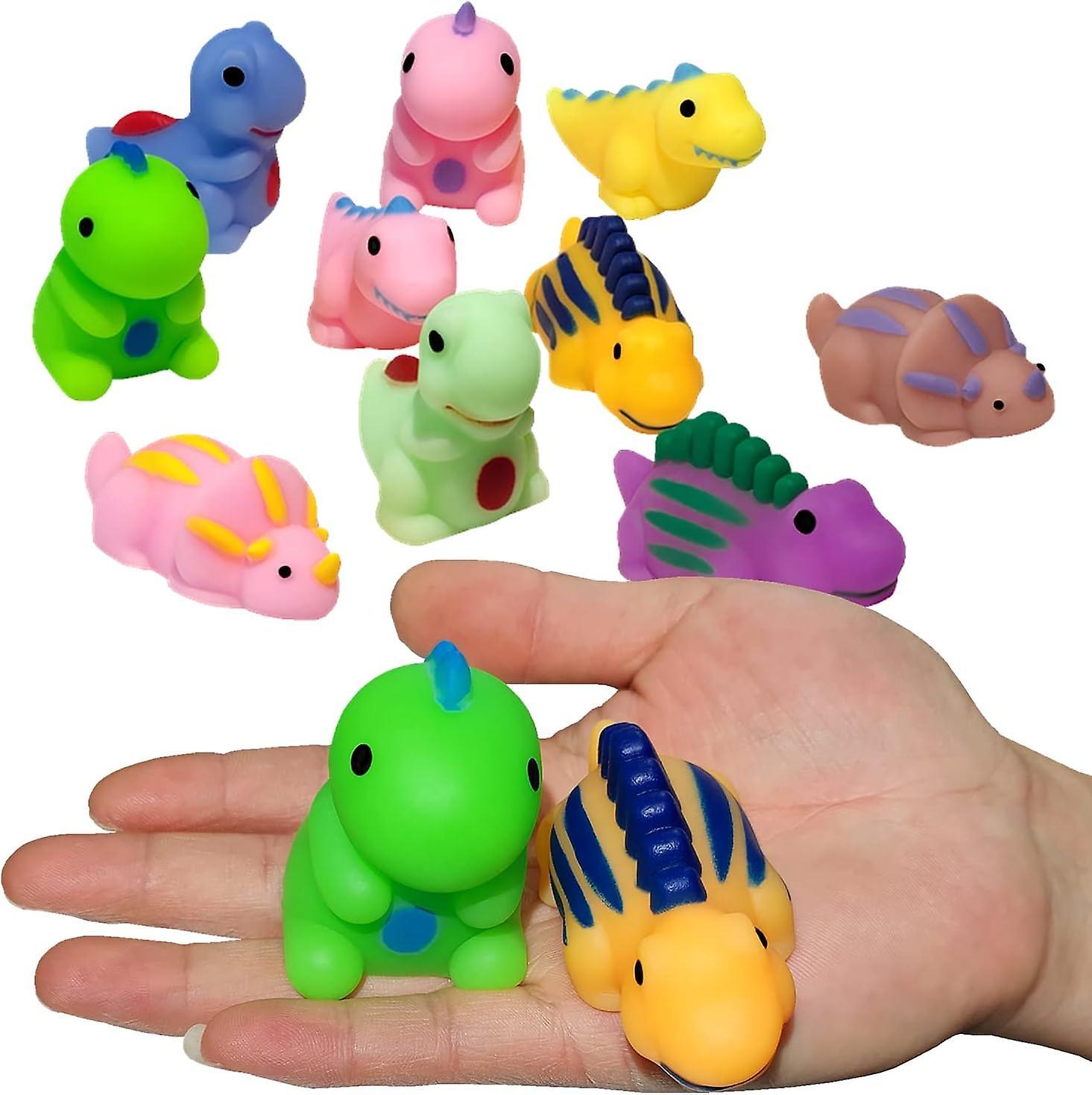 Heytea 10pack Dinosaur Mochi Squishy Sensory Fidget Toys Kids Party Favors Stress Reliever