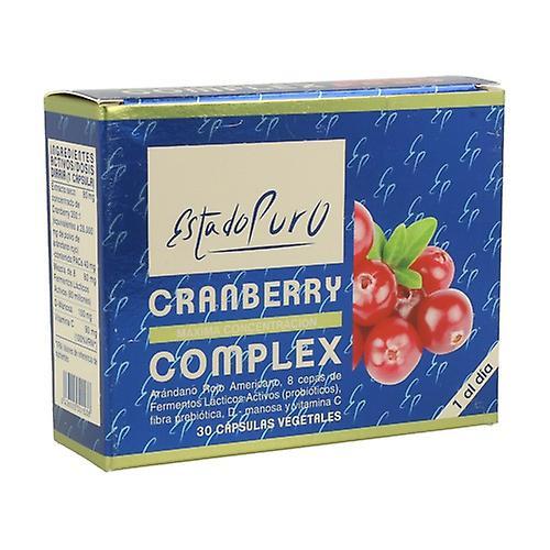 Estado Puro Cranberry Complex 30 vegetable capsules of 455mg