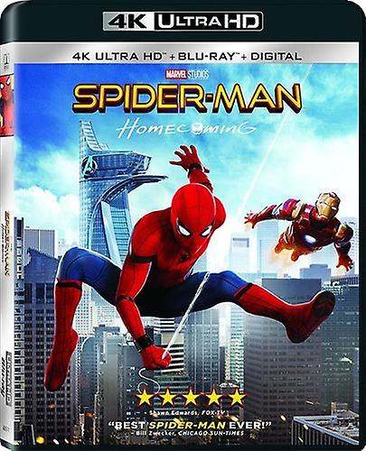 Sony Pictures Spider-Man: Homecoming  [ULTRA HD BLU-RAY REGION: A USA] With Blu-Ray, 4K Mastering, Dubbed, Subtitled, Widescreen, 2 Pack USA import