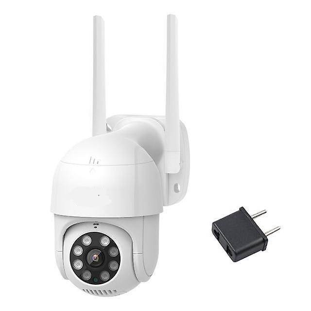 Slowmoose Smart Outdoor Ip Camera With 1080p Ptz, Rotate Wifi Webcam Add EU Plug